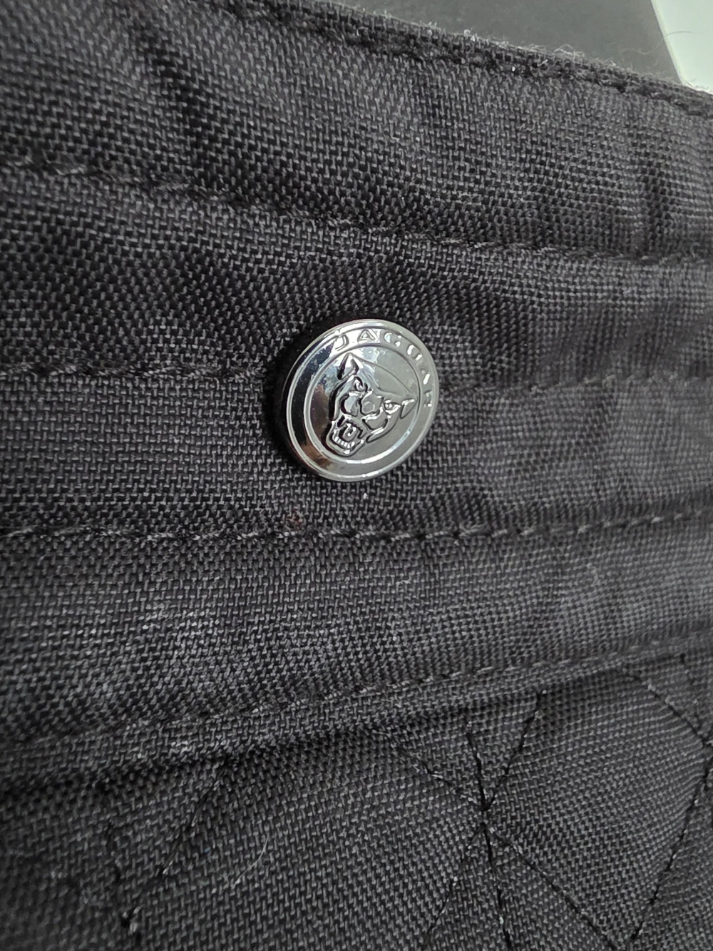 Official Jaguar Men's Driver's Jacket Quilted Black Logo Coat Size XXL
